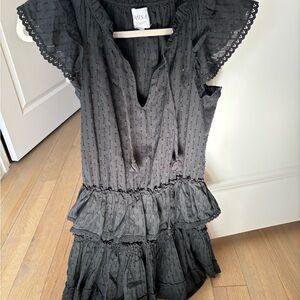 Misa Los Angeles Black Mini Dress